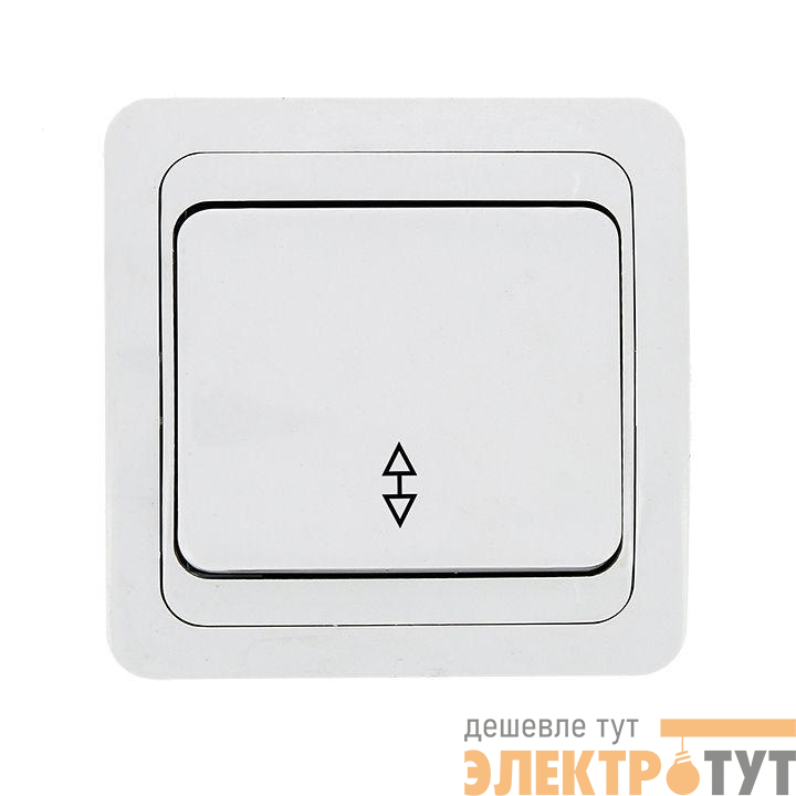 Выключатель проходной 1-кл. СП Лондон 10А IP20 бел. EKF EEV10-025-10