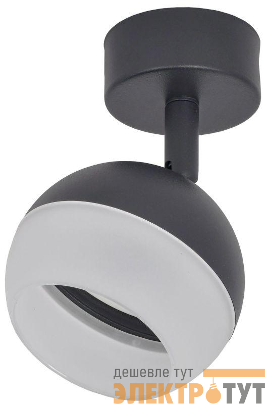Светильник 4011 GX53 настенно-потолочный черн. IEK LT-USB0-4011-GX53-1-K02