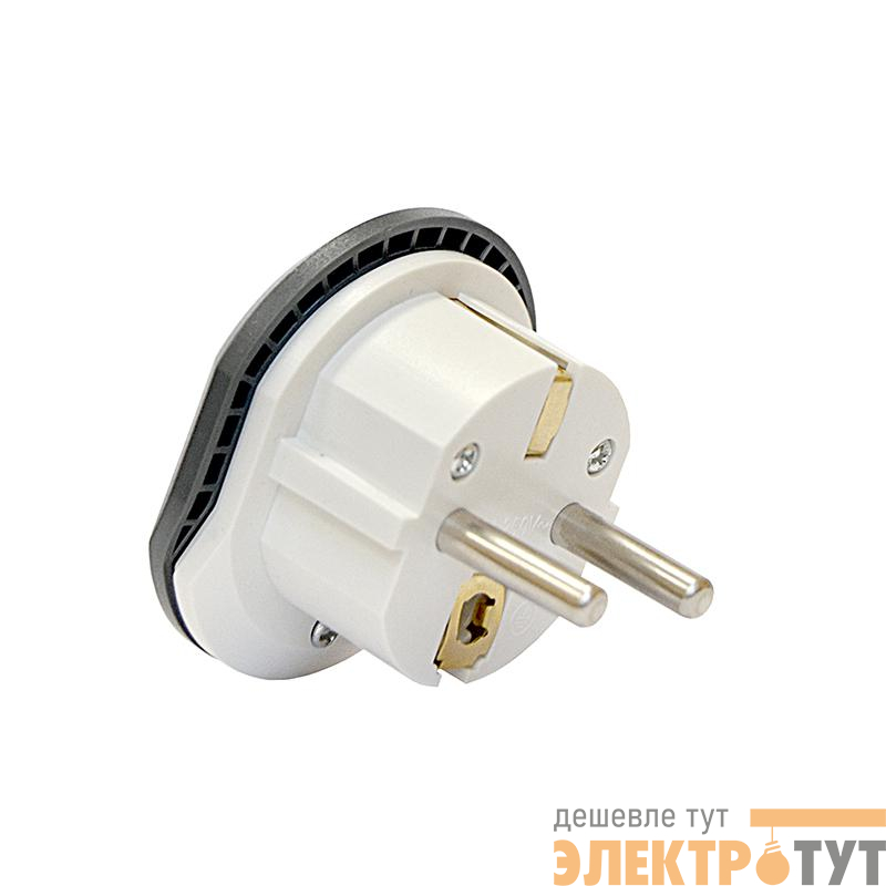 Переходник универсальный плоский с заземл. бел. 16А 250В UNIVersal 2229