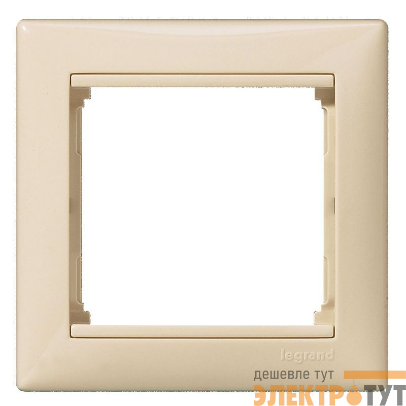 Рамка 1-м СП Valena IP20 горизонт. сл. кость (DIY-упак.) IEK 695631