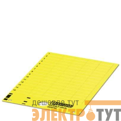 Табличка пластиковая US-EMLP (20х9) YE Phoenix Contact 0828883