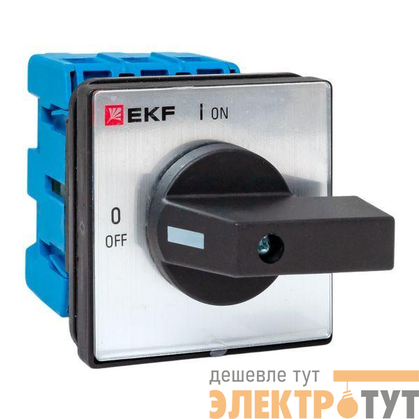 Переключатель кулачковый ПК-2-13 3п 40А "ВКЛ-ВЫКЛ" IP65 EKF pk-2-13-40-65