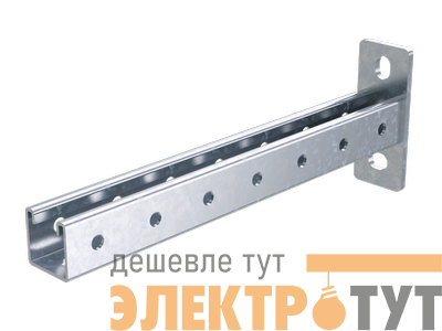 Консоль одиночная LAS осн.400 сталь гор. оцинк. DKC BBP4140HDZ