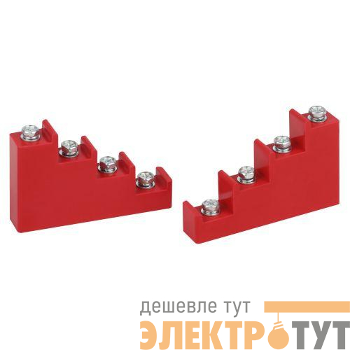 Изолятор шинный ступенчатый NO-224-155 ИС4-20 М6 с болтами 6кВ Эра Б0065689