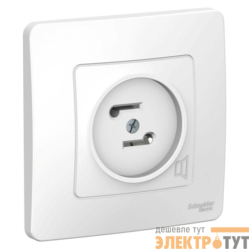 Розетка FM радио 1-м СП Blanca 16А 250В бел. SE BLNPS000011