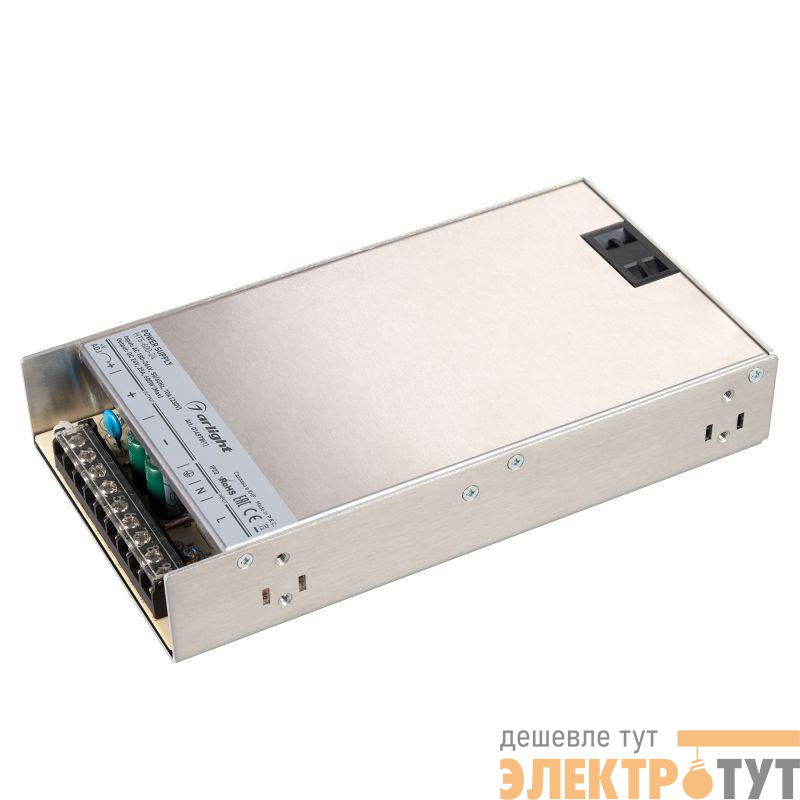 Блок питания HTS-600-24 24В 25А 600Вт IP20 сетка Arlight 014978(1)