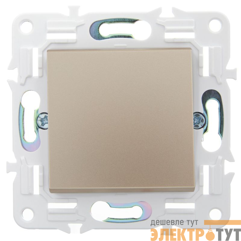 Выключатель 1-кл. SKANDY 10А SK-V01Sa песочн. IEK SK-V10-0-10-K98