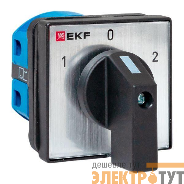 Переключатель кулачковый ПК-1-41 1п 25А "1-0-2" IP65 EKF pk-1-41-25-65