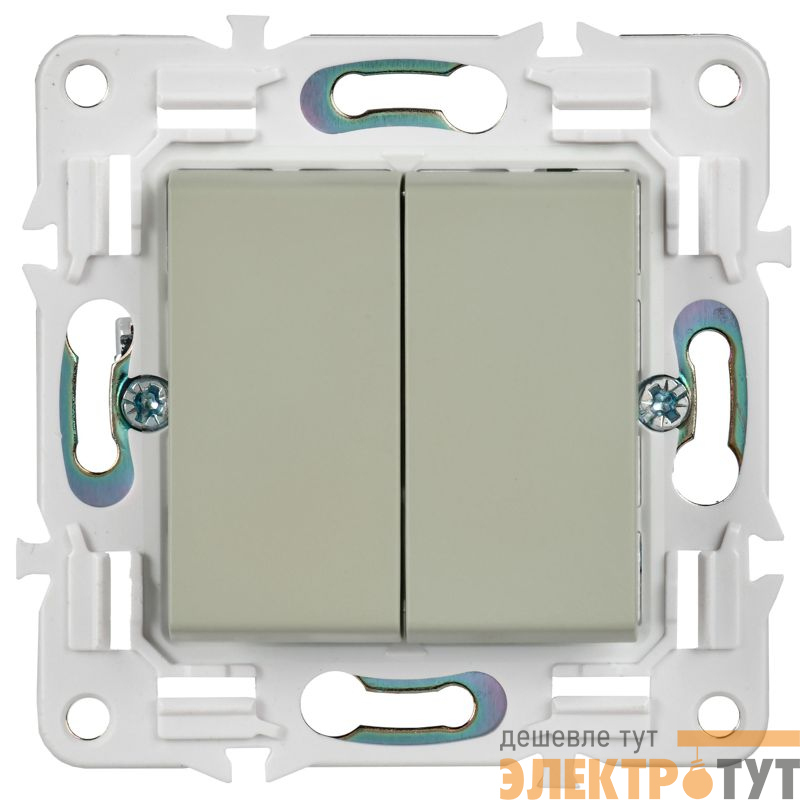 Выключатель перекрестный 2-кл. SKANDY 10А SK-V06B беж. IEK SK-V23-0-10-K10