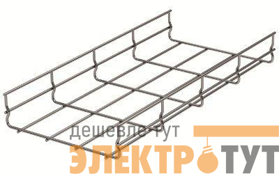 Лоток проволочный 600х100 L3000 сталь 5мм нерж. DKC FC1060INOX