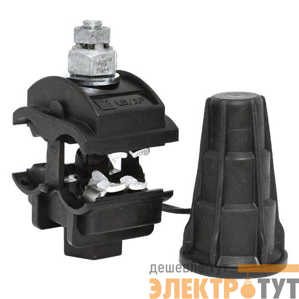 Зажим ответвительный прокалывающий N70 25-150/16-120кв.мм (голый провод/СИП) инд. упак. EKF n-70-r