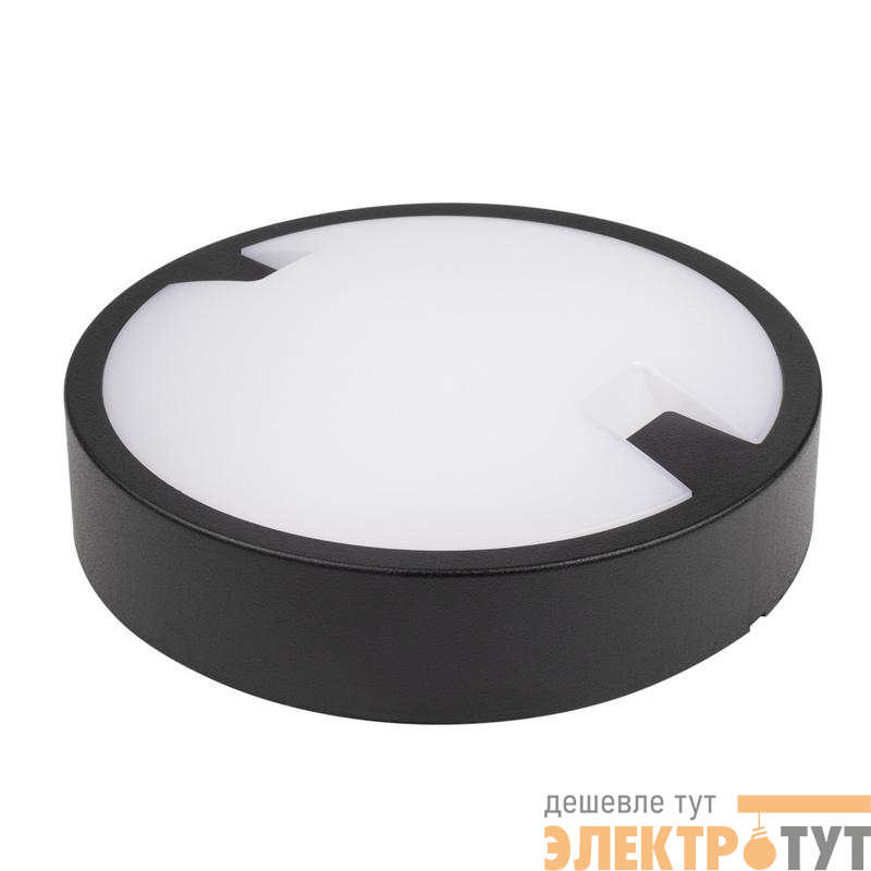 Светильник светодиодный "Банник" PBH-PC8-RA 18Вт 4000К IP65 ЖКХ ДБП пылевлагозащ. black черн. JazzWay 5048478