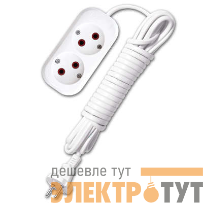 Удлинитель 2х5м без заземл. 6А IP20 У6-011 ШВВП 2х0.75 UNIVersal 9631913