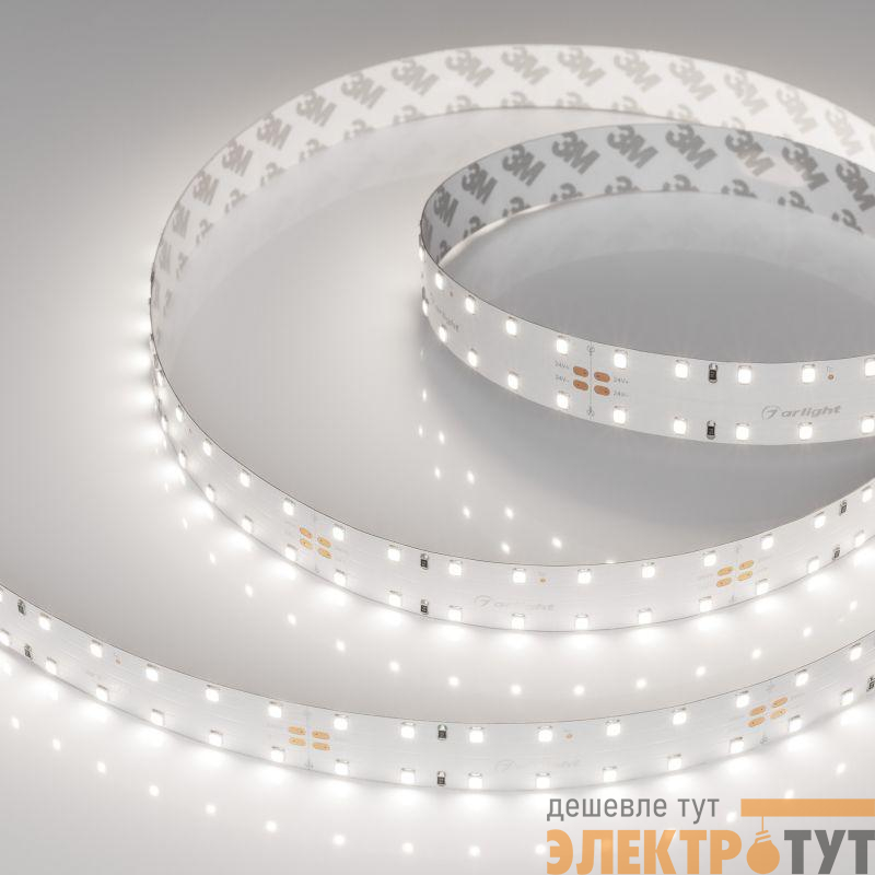 Лента светодиодная RT-A140-20mm 24V Day 5000К 22Вт/м IP20 2835 открыт. (уп.4.7м) Arlight 028002(2)