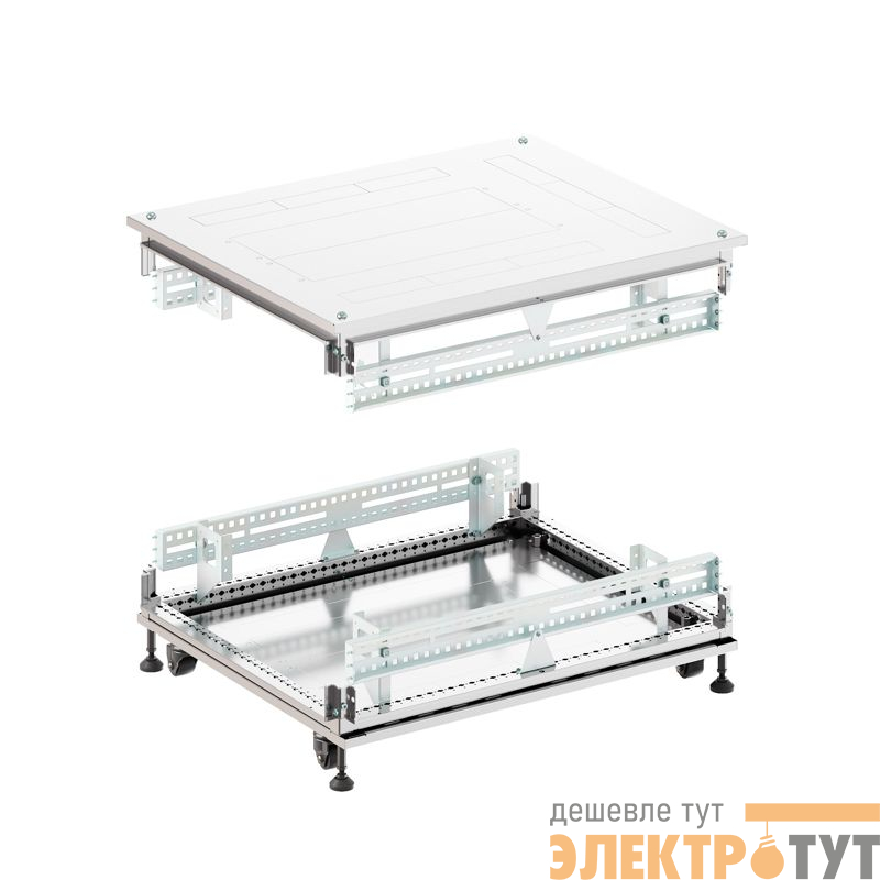 Крыша основание преперфорированные IT-CQE 800х800 RAL7035 DKC RGIT808F