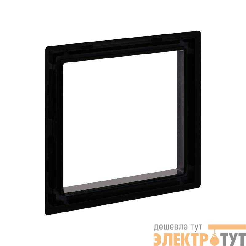 Вставка декоративная 1-м 2мод. Avanti для рамок из натуральн. материалов черн. DKC 4402822D