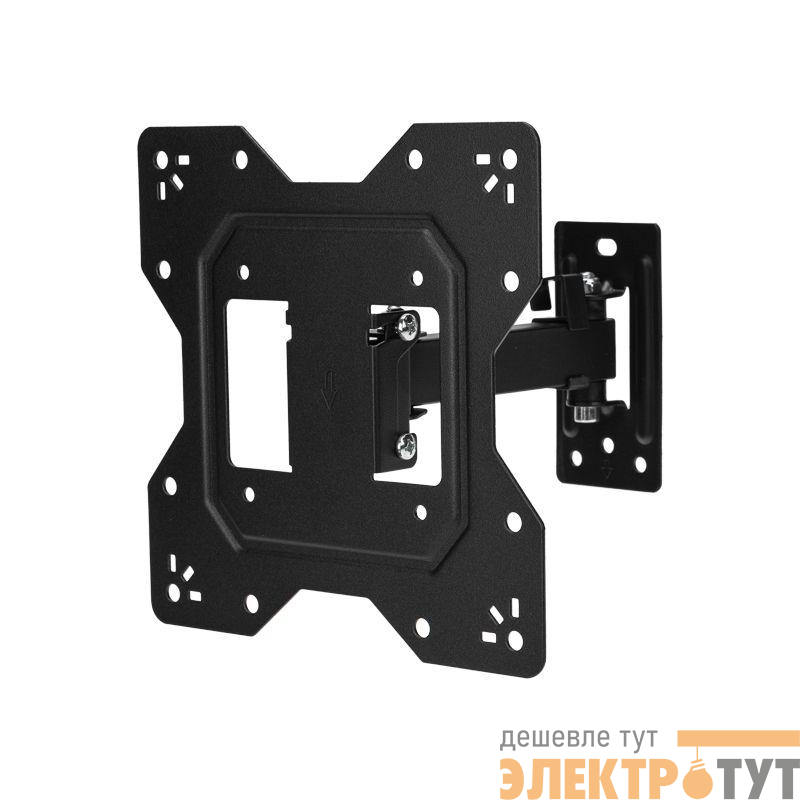 Кронштейн для телевизора 23-43дюйм наклонно-поворотный 1 колено HOME Rexant 38-0060-1