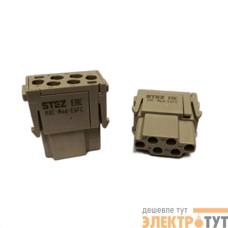 Вставка контактная модульная HDC-MOD-E6FC СТЭЗ 187150353