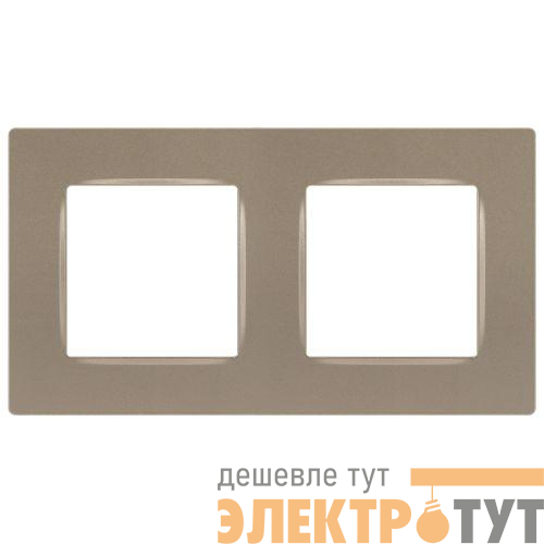 Рамка 2-м 12-5202-04 Классик шампань Эра Б0067722