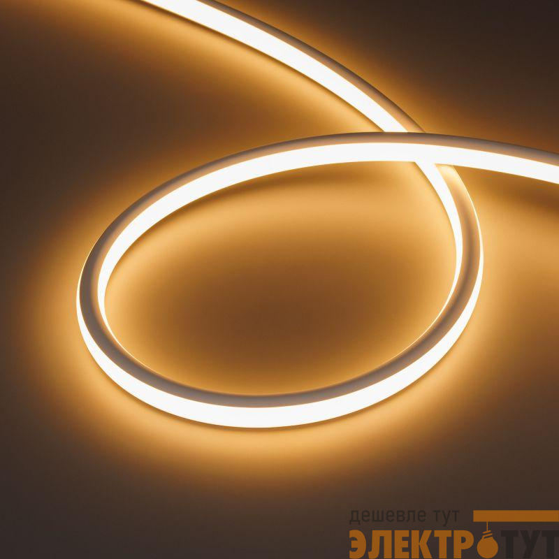 Лента светодиодная WAVE-TOP-A560-18x15mm 24В Warm 2700К 10Вт/м IP54 wire x1 вывод прямой герметичная (уп.5м) Arlight 051445