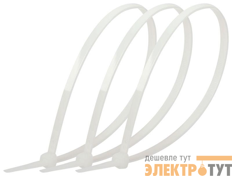 Хомут кабельный 3.6х300 бел. NO-225-154 (уп.100шт) Эра Б0065992