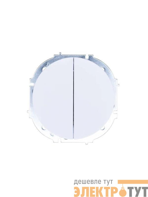 Выключатель 2-кл. СП OSEN 10А IP20 механизм бел. LEZARD 743-0288-101