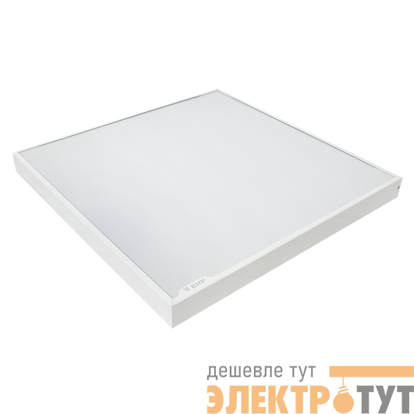 Светильник светодиодный ДВО-1001-O 30Вт 4000К IP54 595х595х55 с БАП EKF LPL-1001-O-30-4000-54-A