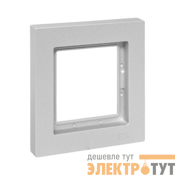 Рамка 1-м Эпика IP44 пластик алюм. EKF UP1-FPA-01-44