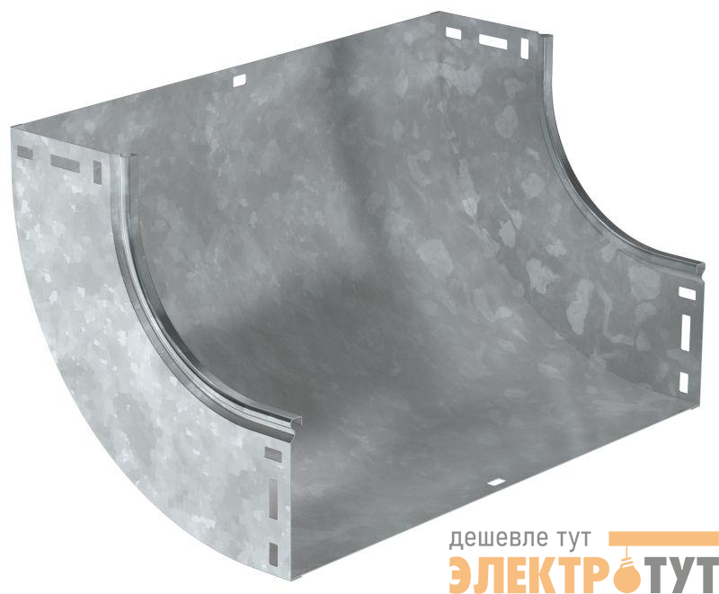 Угол для лотка плавный 90град. 400х100 В10 ESCA HDZ IEK CPV51-0-90-100-400-HDZ