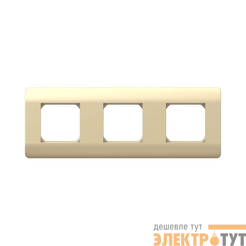 Рамка 3-м NEW3-E универс. шампань CHINT 431436