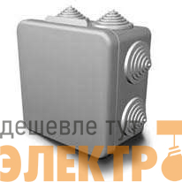 Коробка распределительная ОП 80х80х55мм IP54 ГУСИ С3В87 Евро
