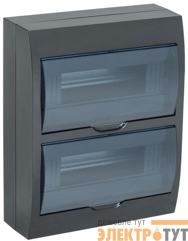 Корпус навесной ЩРН-П-24 Krepta 3 IP41 пластик. черн. IEK MKP12-N-24-41-K02