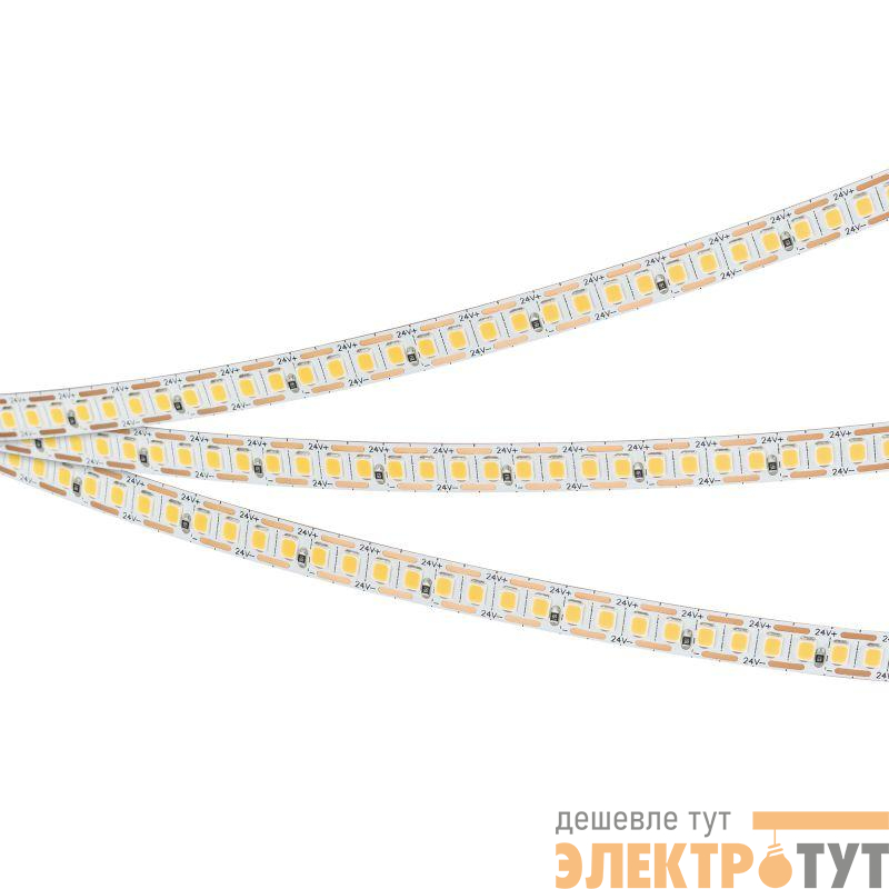 Лента светодиодная RT-A200-8mm 24V Warm 3000К-CX1 16Вт/м IP20 резка 1 светодиод (уп.5м) Arlight 046941