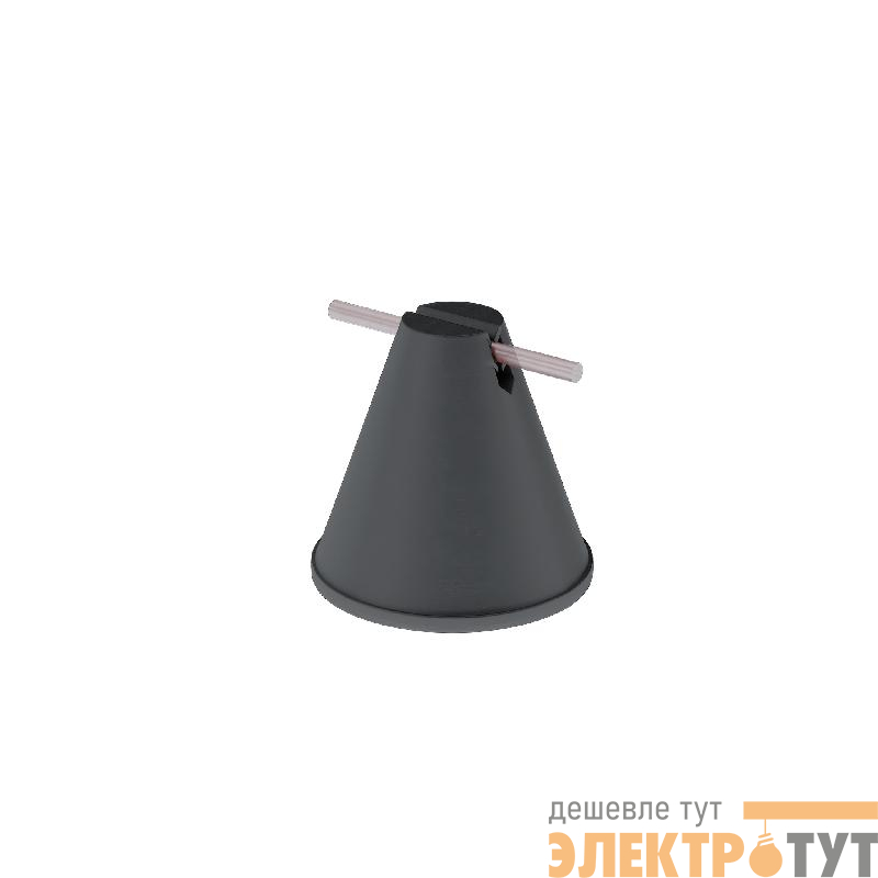 Держатель DPPU-H100-D8-10 AURAFORT для прутка d8-10мм H=100мм с утяжелителем пластик. КМ MA0274