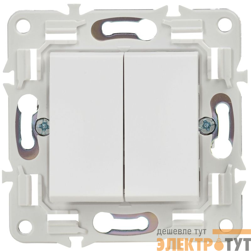 Выключатель перекрестный 2-кл. SKANDY 10А SK-V06W арктич. бел. IEK SK-V23-0-10-K01