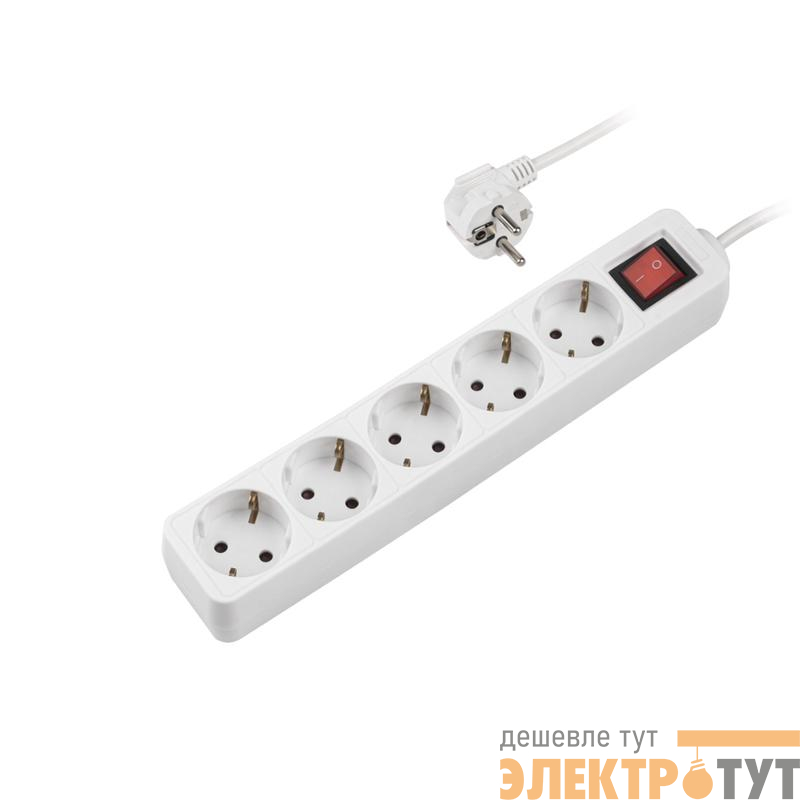 Удлинитель 5х3м с заземл. выкл. защитн. шторки ПВС 3х1 ФАZА 5053052