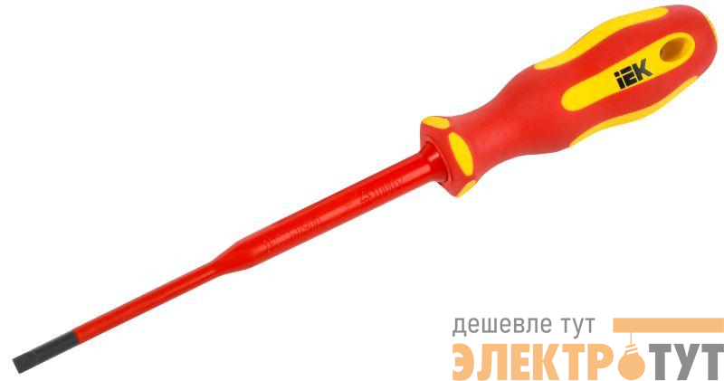 Отвертка диэлектрическая SL3.5х100 Т2 ARMA2L 5 IEK A2L5-SC30-T2-SL-35-100