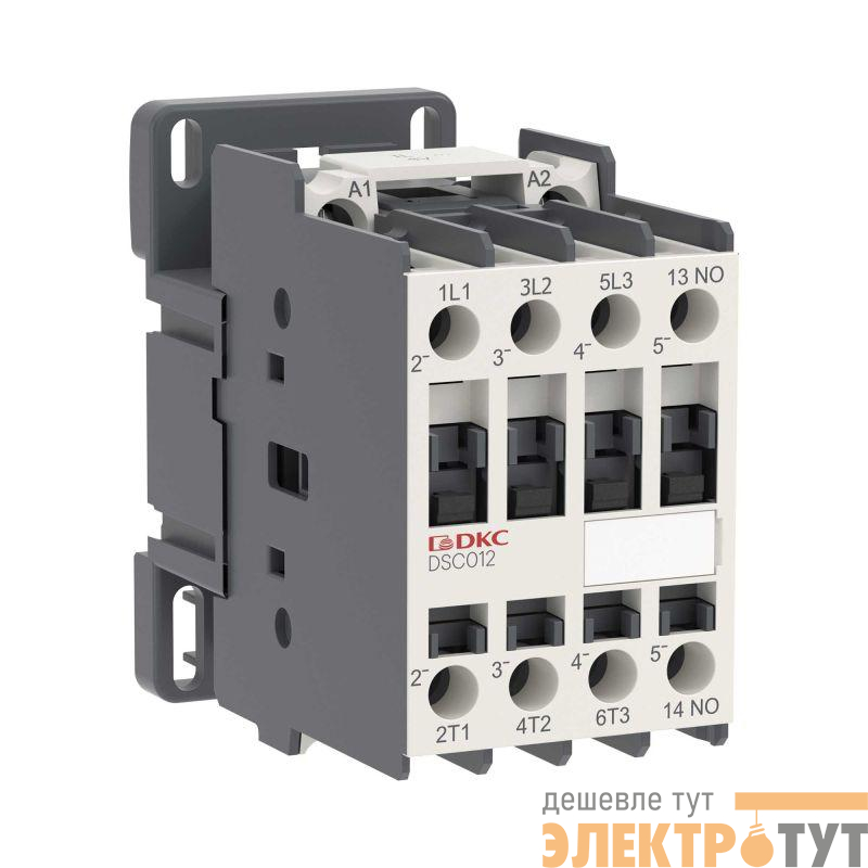 Контактор магнитный YON DSC012 12A 5.5кВт AC3 3P кат.24В AC 1НО YON DSC012-3C10A024