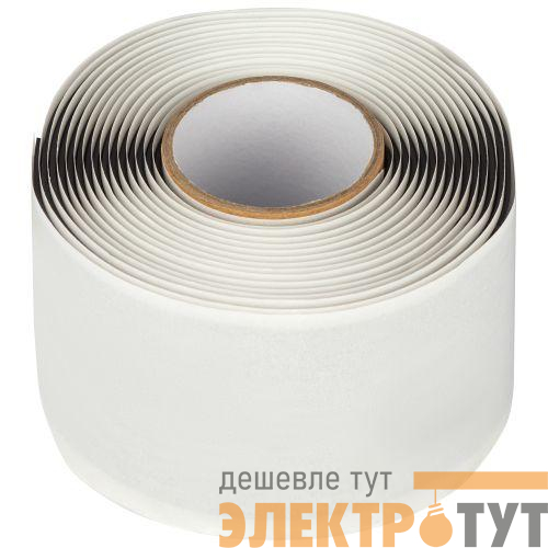 Изолента резиново-мастичная электротехническая лента 50ммх3м PRO PRORUMAS50 1.65мм черн. ЭРА Б0057481