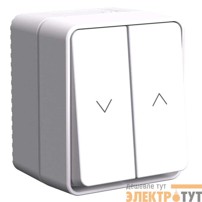 Выключатель для жалюзи 2-кл. ОП AtlasDesign PROFI 10А IP54 бел. SE ATN540119