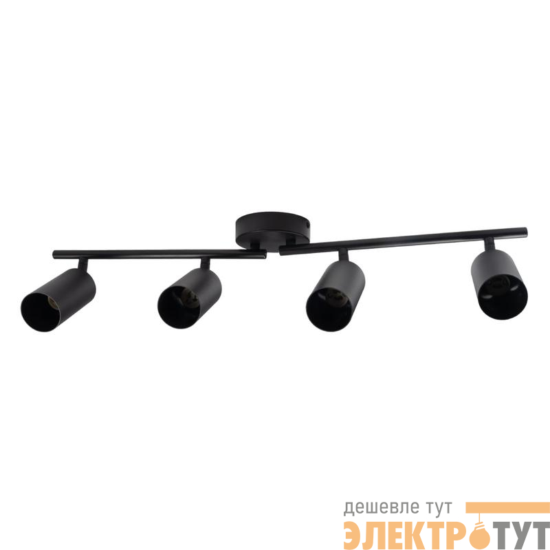 Светильник PCL-0504 4xGU10 IP20 230В BL настен./потолочн. декор. под лампу JazzWay 5066724