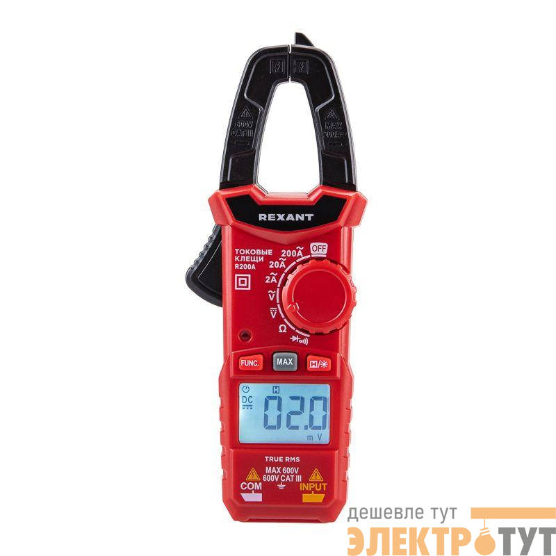 Клещи токовые R200A Rexant 13-3201