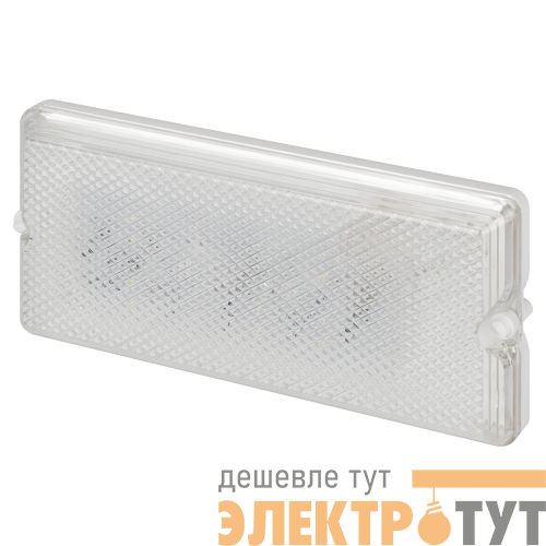 Светильник ДБО 01-12-001 Линия Лайт 12Вт 4000К IP54 1000лм 240х110х35 антивандальный Проектный Эра Б0061157