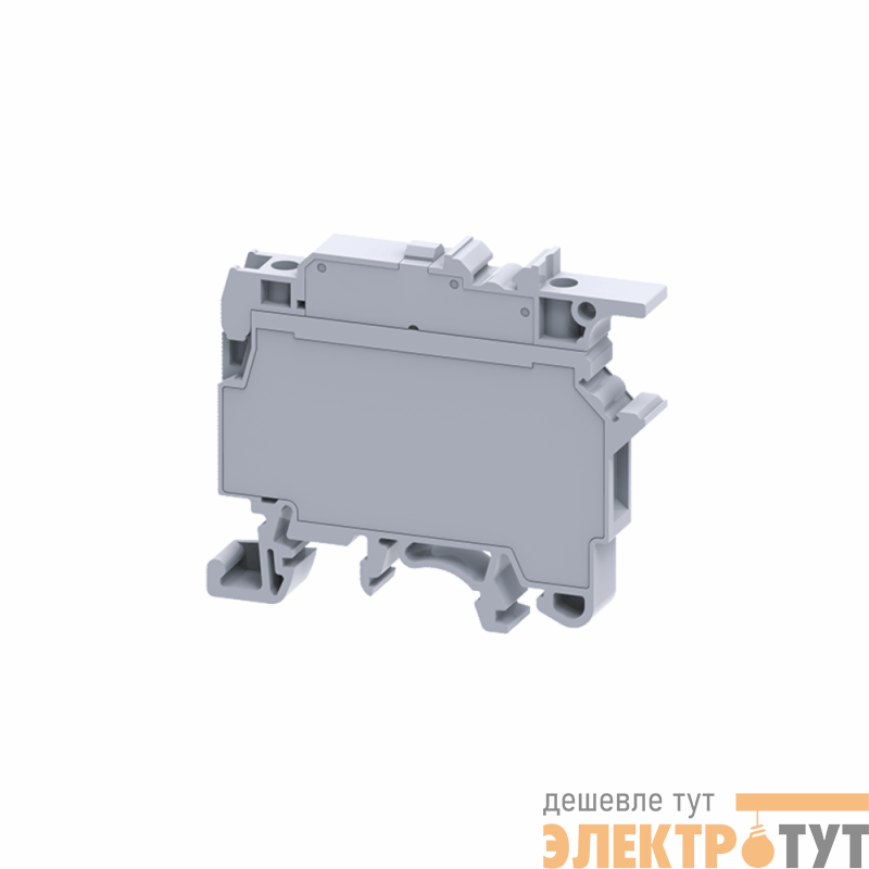 Клемма для предохранителей винтовая OptiClip CF-4-HESI (5х20) 6.3А (0.2-6) сер. КЭАЗ 289796