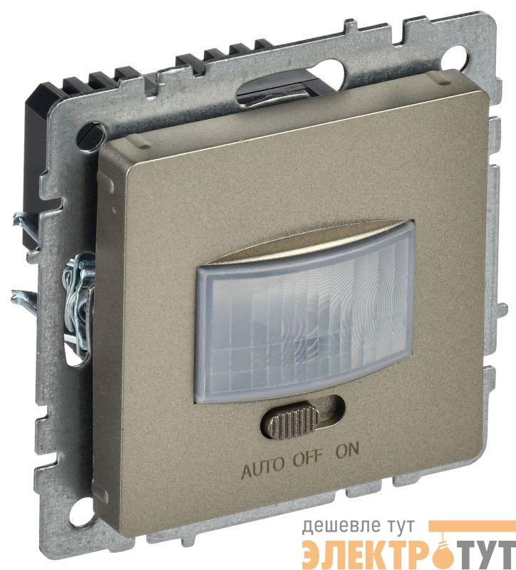 Датчик движения BRITE ДС10-1-БрШ механизм шампань IEK BR-MS10-N-150-05-K37
