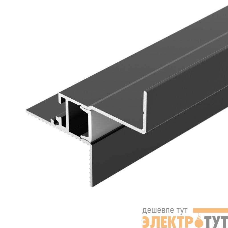 Профиль CEIL-S12-SHADOW-20-SIDE-3000 ANOD BLACK L3000 алюм. Arlight 052226