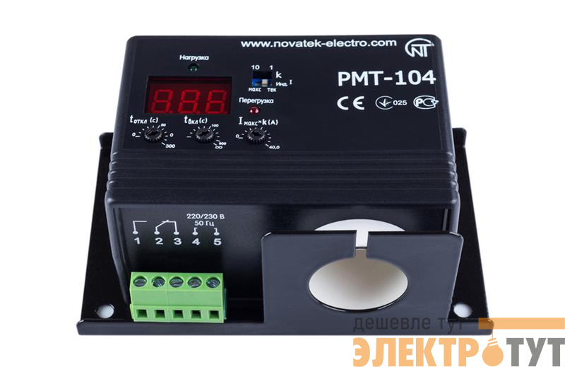 Реле максимального тока РМТ-104 НовАтек-Электро 3425604103