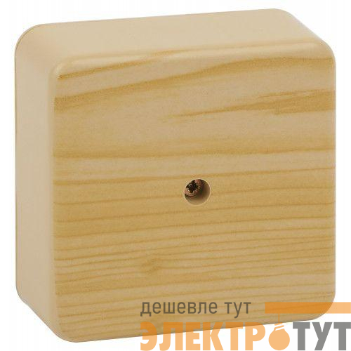 Коробка распаячная 50х50х20мм без клеммы IP40 сосна BS-P-50-50-20 Эра Б0058702
