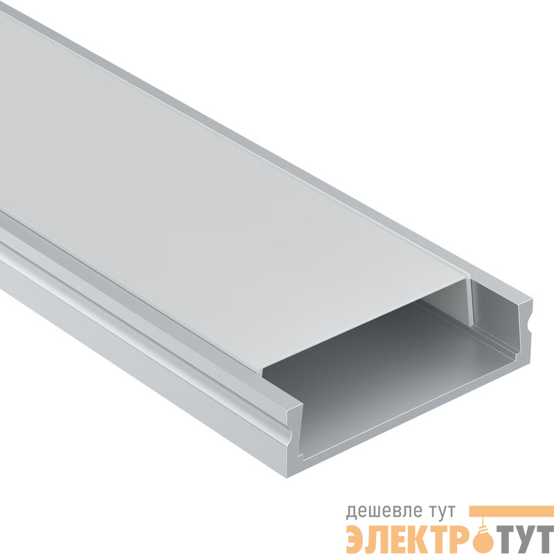 Профиль алюминиевый накладной 23х6 Maytoni ALM002S-2M