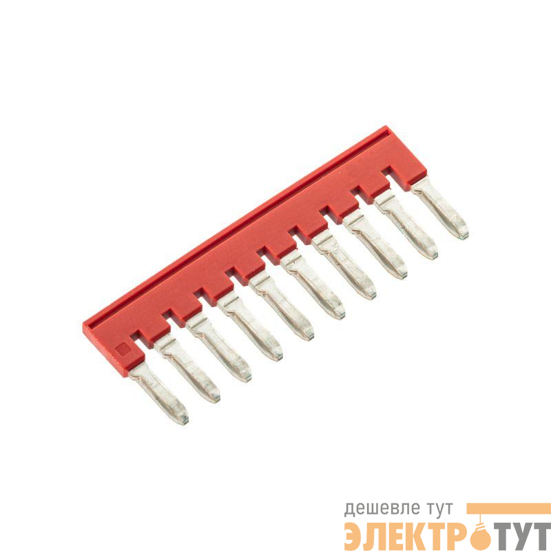 Перемычка вставная для клемм на 4кв.мм 10-и полюсная DKC SBF-10-6